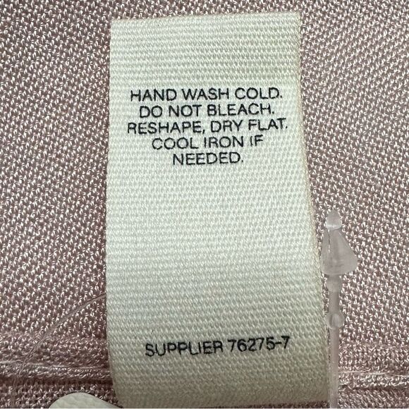 NWT a.n.a Woven Textured Peach Whip Wrap Kimono Coverup Fringe Cardigan - Picture 10 of 12